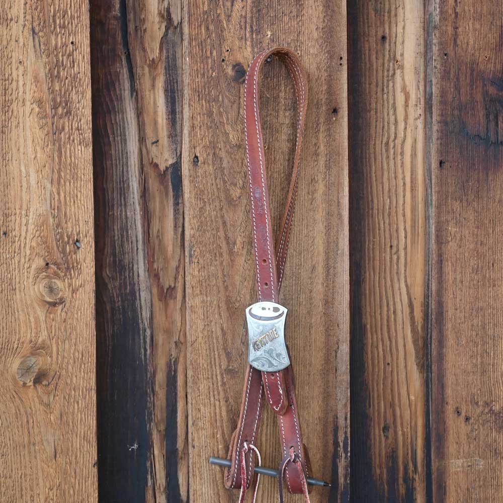 Handmade Split ear Headstall - with a KEYSTONE Headstall Buckle AAHT037 Tack - Headstalls TESKEY'S