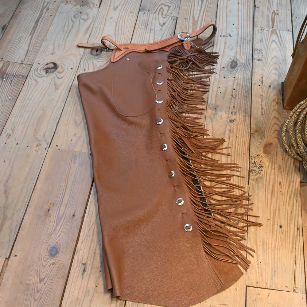 Teskey's Versatility Xtra Large Slick Leather Chaps - CHAP1097 Tack - Chaps & Chinks Teskey's