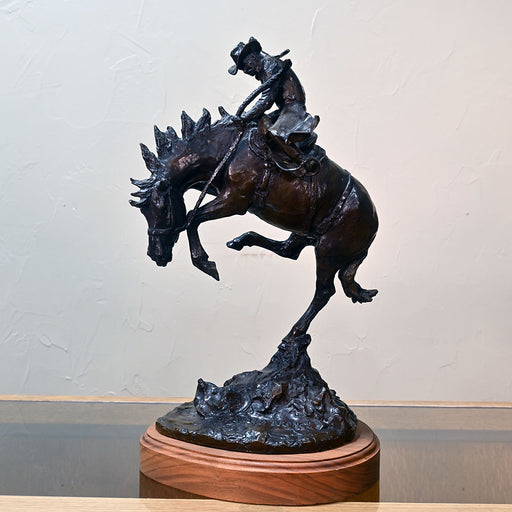 Bronze "To Ride a Bronc" By Bob Schriver Collectibles Bob Schriver