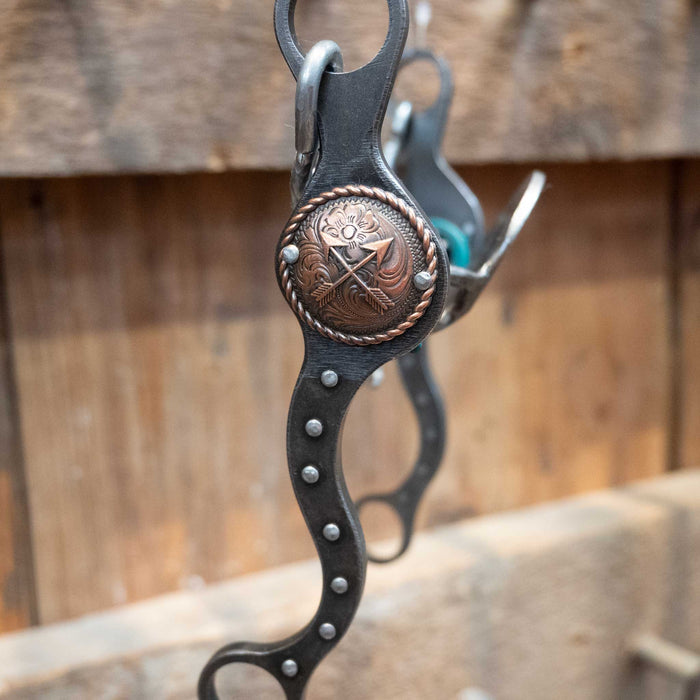 Petska Washer Port Copper Feather Conchos Bit 440