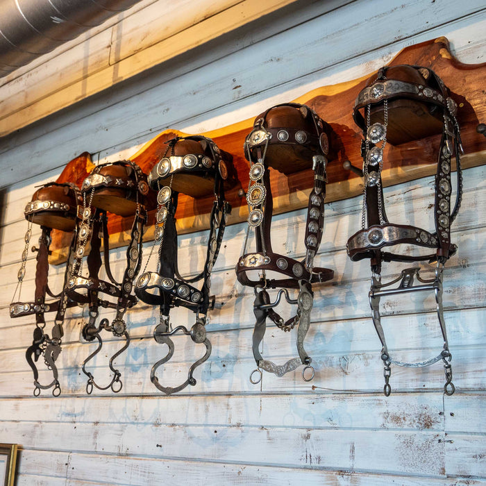 Vintage Collection of Five Edward Bohlin Bridle Rigs