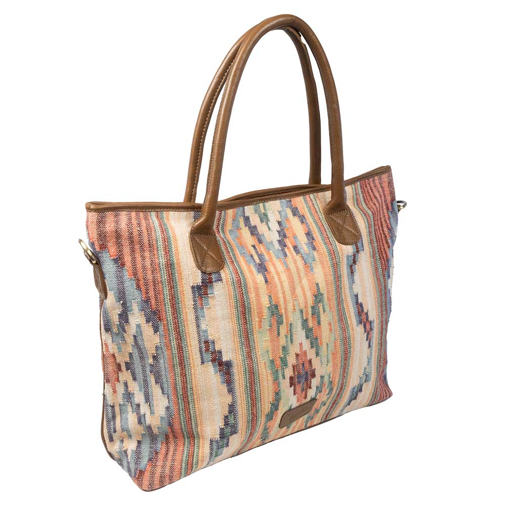 Scout Leather Co. Cora Aztec Woven Tote WOMEN - Accessories - Handbags - Tote Bags Scout Leather Goods   