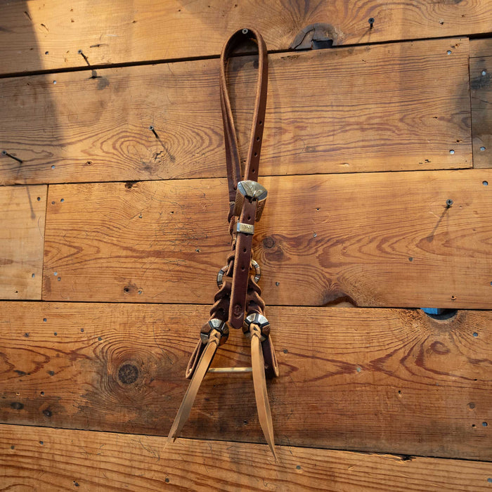 Joe Hipp Split Ear Headstall w/ Teskey's Hardware Tack - Headstalls Joe Hipp
