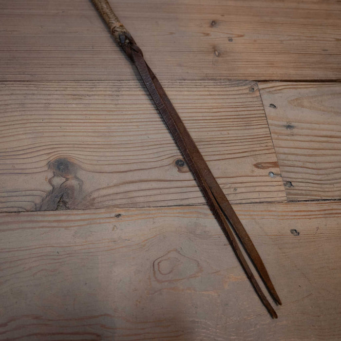 Vintage Braided 25" Rawhide Quirt