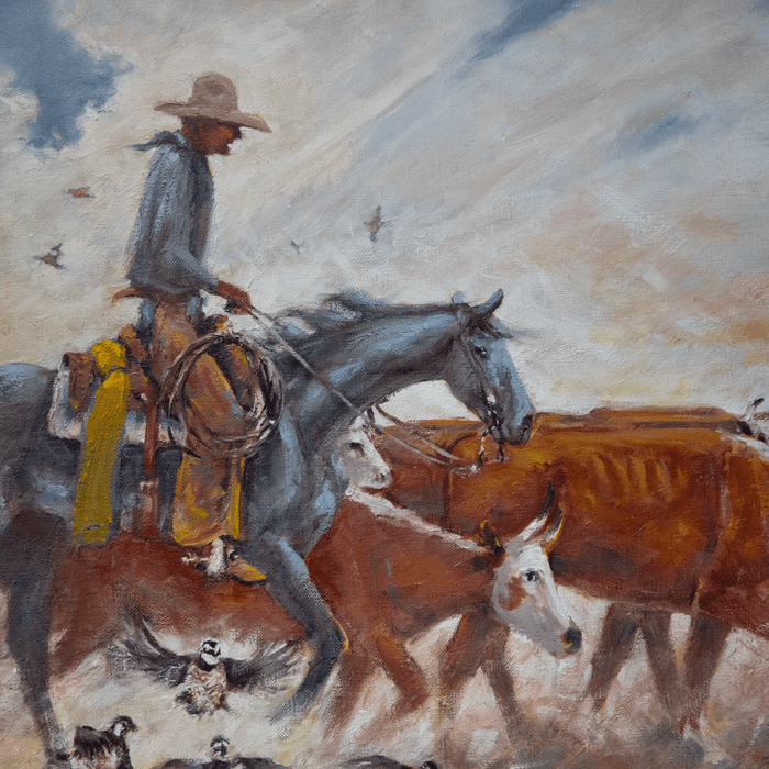 "Scattering the Quail" by Mike Capron