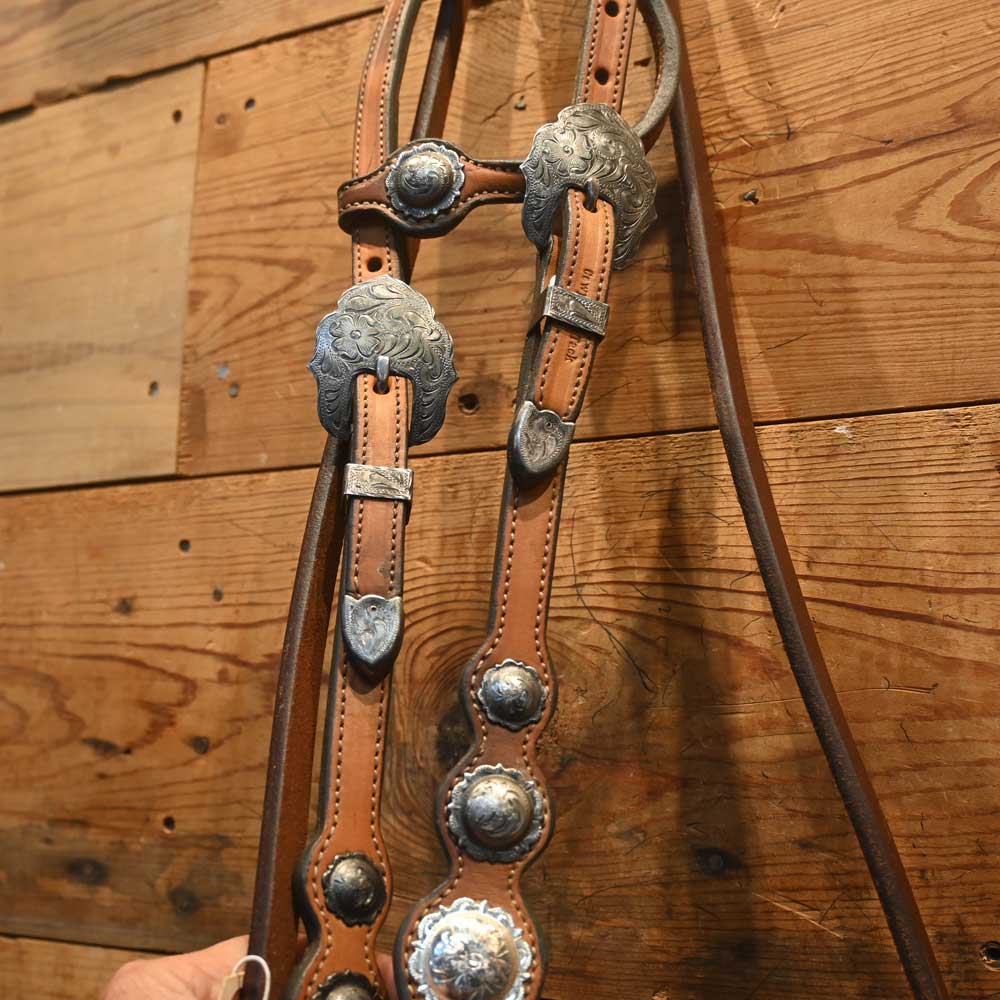 Bridle Rig - Cow Person Tack Headstall -Smooth Snaffle Gag-Bit - RIG399 Tack - Rigs Dale Chavez   