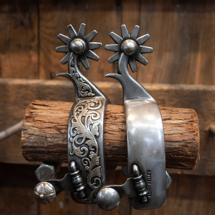 Kerry Kelley Silver Mounted 10pt Spurs