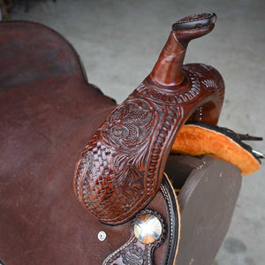 16.5" TESKEY'S BARREL SADDLE Saddles TESKEY'S SADDLERY LLC   