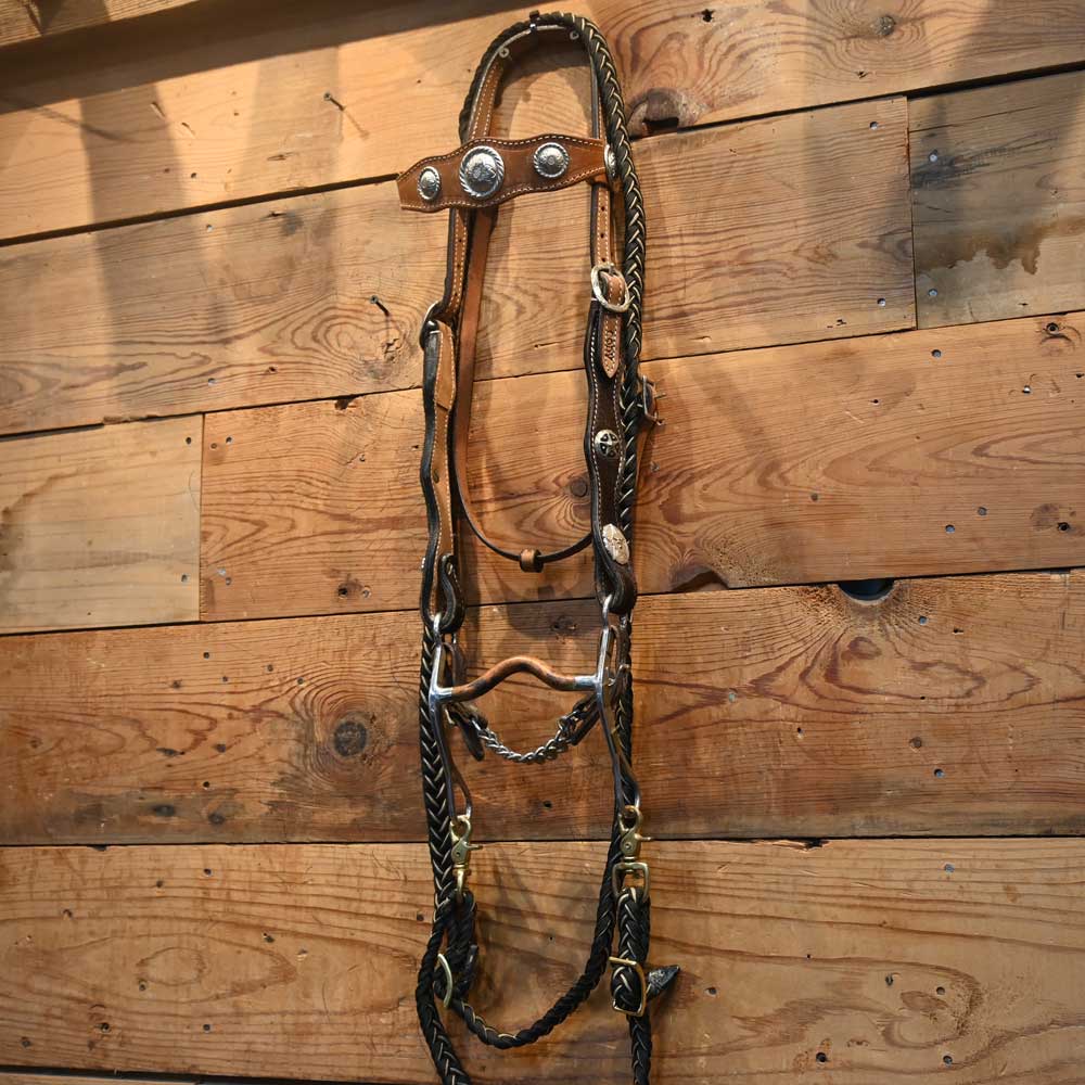 Bridle Rig -  Copper Low Port  Bit SBR434 Sale Barn misc   