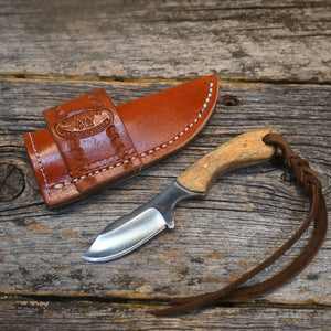 Justin Wiley Handmade Knife with Leather Sheath WK004 Knives - Knife Accessories JUSTIN WILEY   