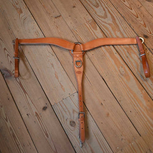 King Saddlery 2" Leather 3-Piece Breast Collar Tack - Breast Collars King Saddlery