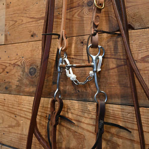 Bridle Rig - Shanked Snaffle Bit  RIG791 Tack - Rigs MISC   