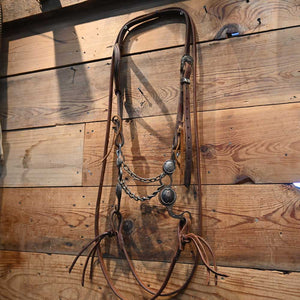 Bridle Rig -  Petska Chain Gag Bit with Scribner Hardware RIG639