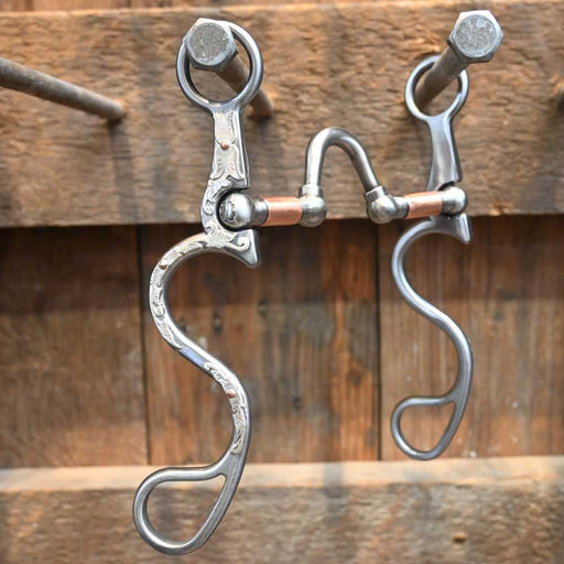 Kerry Kelley 10 Silver Floral Mounted - Al Dunning Bit Tack - Bits Kerry Kelley