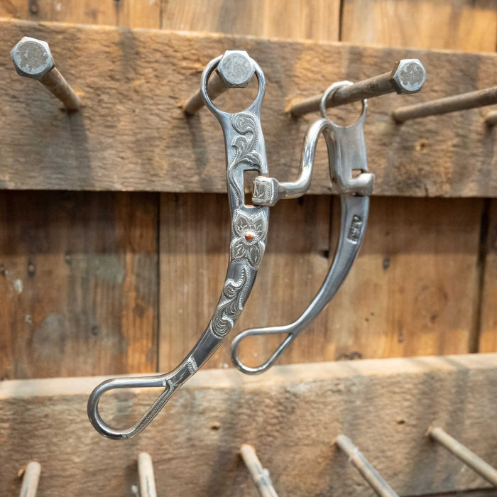 Cutrell Silver Mounted Solid Medium Port Bit