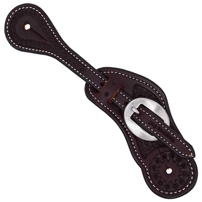 Cowperson Tack Ladies Basketweave Spur Straps