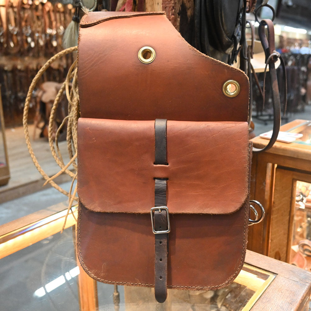 Top Grain Heavy Leather Saddle Bags _CA1260 Collectibles MISC