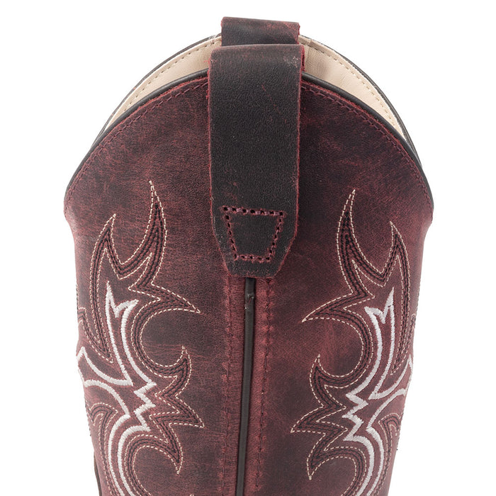 Old West Youth Brown Leather Boot