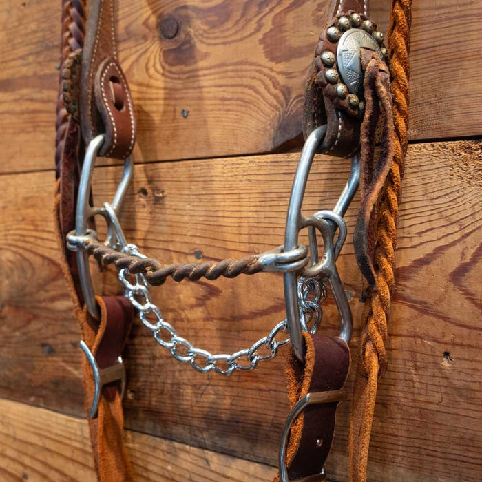 Twisted Wire Snaffle Bridle Rig Tack - Rigs MISC