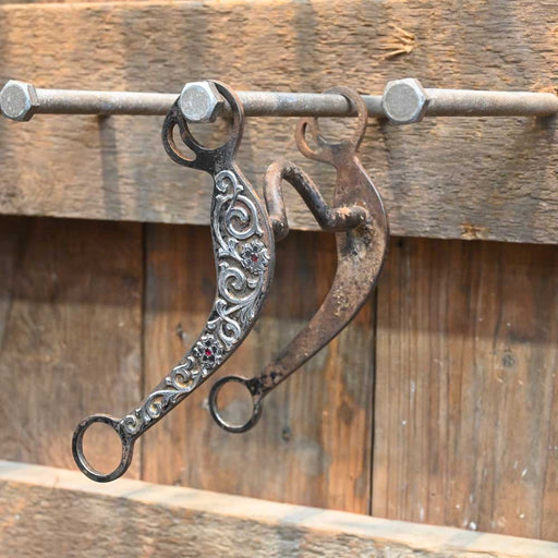 Dennis Markle - Silver Mounted Solid Port Bit TI0709 Tack - Bits Dennis Markle