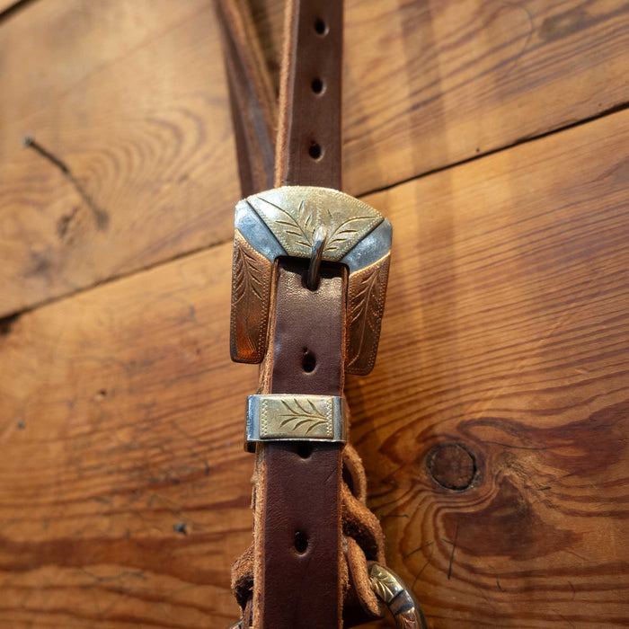 Joe Hipp Split Ear Headstall w/ Teskey's Hardware Tack - Headstalls Joe Hipp