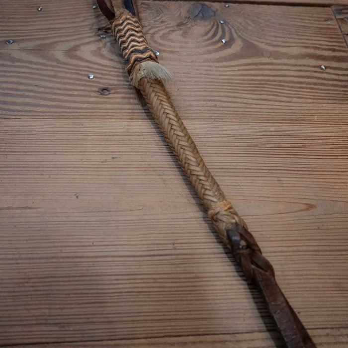 Vintage Braided 25" Rawhide Quirt