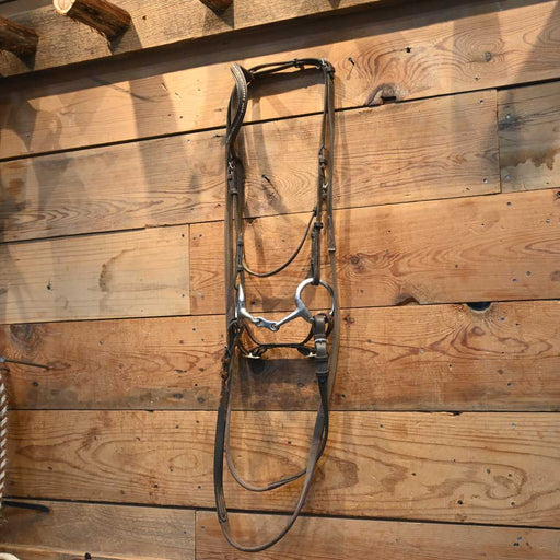 Bridle Rig - English Rig 3 Piece smooth with dogbone D-Ring - SBR351 Sale Barn MISC