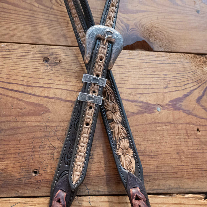 Randall Top Shelf Leather Split Ear w/Sunset Trails Buckle