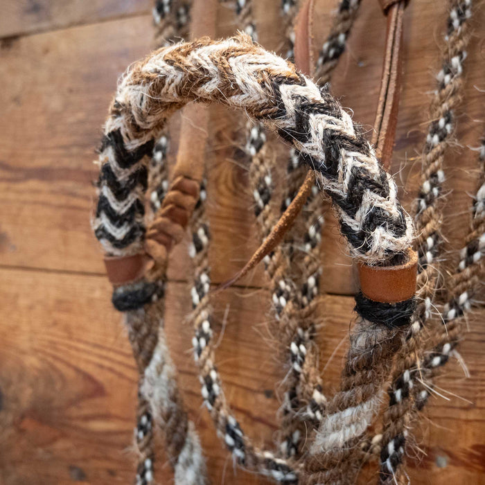 Handmade Rawhide Bosal with Leather Hanger