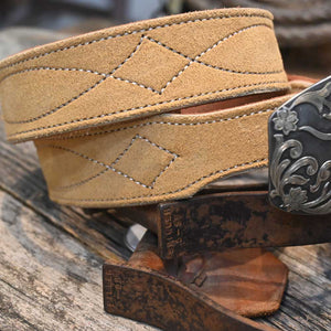 Western 40" Belt Handmade By Adam Lahey - Palomino - Tan Belt -  ALY003 MEN - Accessories - Belts & Suspenders Adam Lahey   