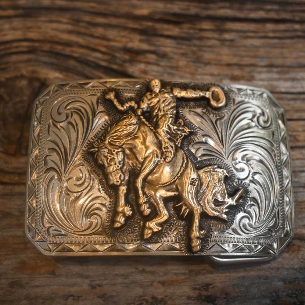 Teskey's Bronc Rider Buckle   _CA790 ACCESSORIES - Additional Accessories - Buckles Teskey's   