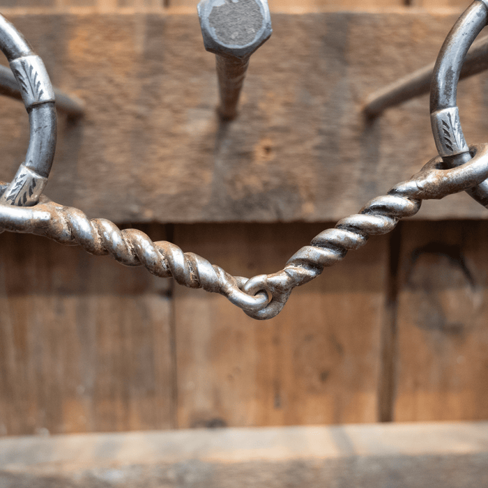 J. Elliott O-Ring Twisted Snaffle Bit