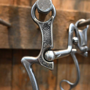 Kerry Kelley Silver Mounted "FANCY Bit Line" 7 - Le Francis with Roller Bit KK1145 Tack - Bits Kerry Kelley