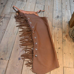 Teskey's Versatility Xtra Large Slick Leather Chaps - CHAP1097 Tack - Chaps & Chinks Teskey's