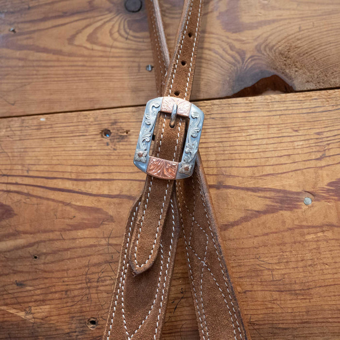 Brown 3/4" Split Ear Headstall