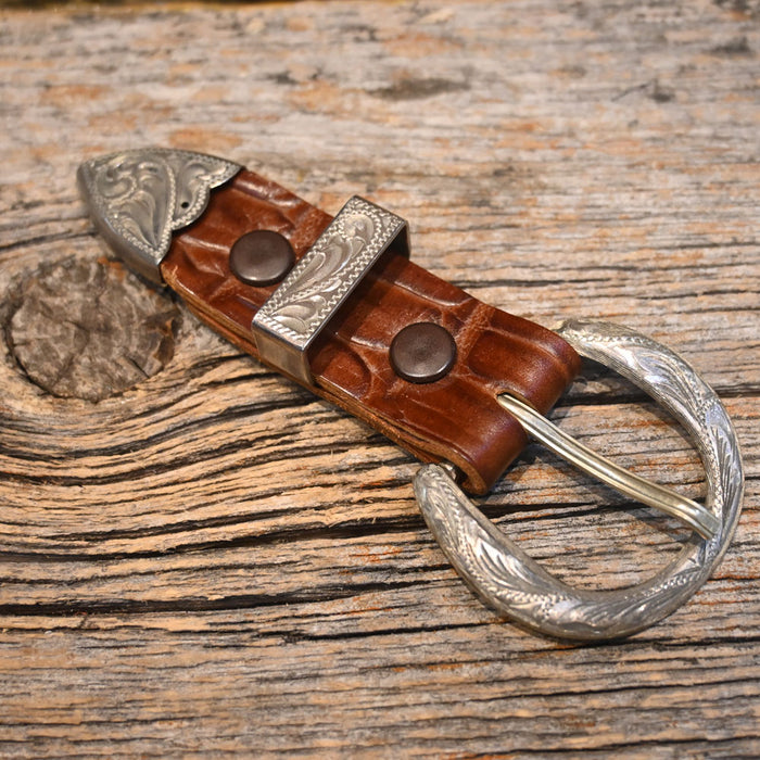 Vintage 3-pc Sterling Overlay Belt Buckle Set ACCESSORIES - Additional Accessories - Buckles Mexico