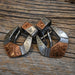 Josh Ownbey 5/8" Silver & Copper Buckle Set Tack - Conchos & Hardware Josh Ownbey Cowboy Line