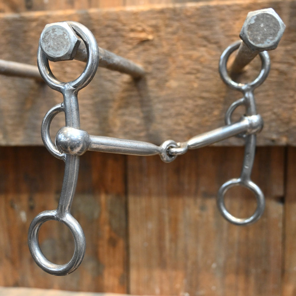 Graeme Quisenberry - Shanked Smooth Straight Snaffle Bit Tack - Bits Graeme Quisenberry