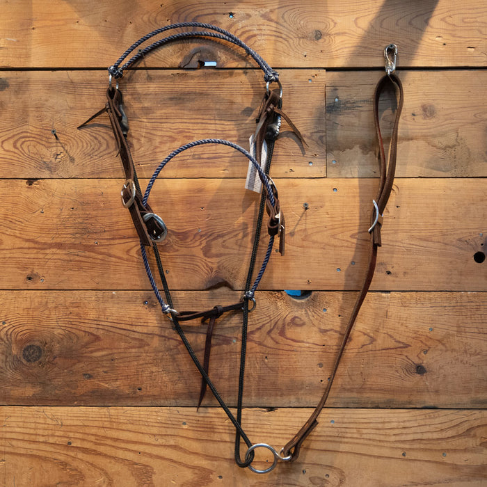 BAR-O-ABIT Blue Crossway w/Buckles Tack - Training BAR-O-ABIT