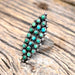 Navajo Sterling Silver & Turquoise Concho Ring WOMEN - Accessories - Jewelry - Rings Teskey's
