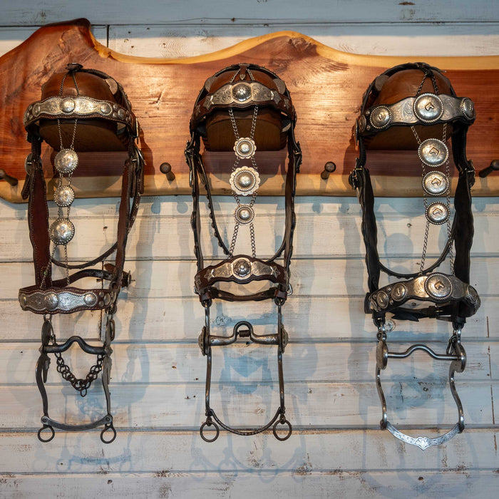 Vintage Collection of Five Edward Bohlin Bridle Rigs