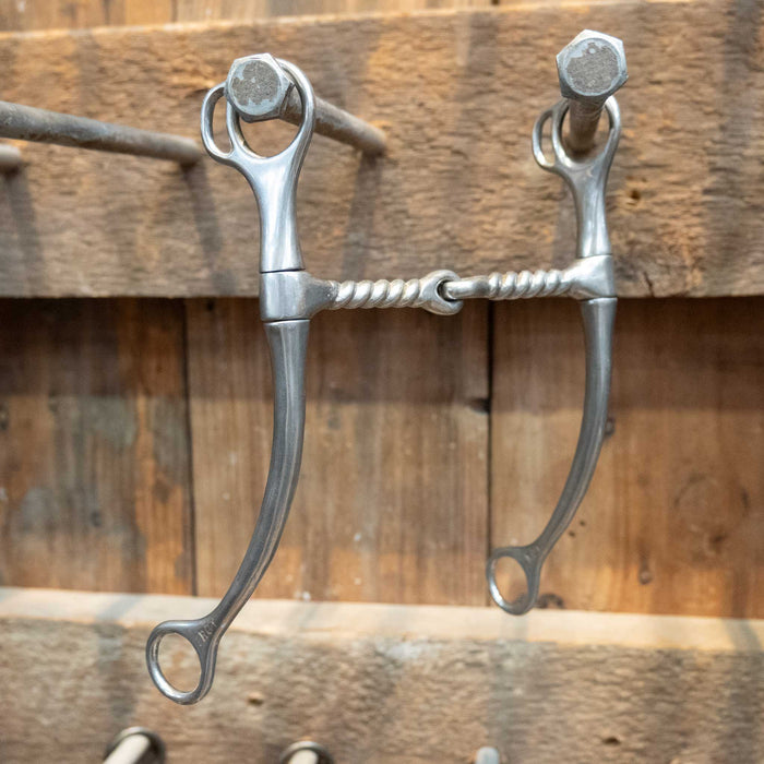 Roy Twisted Wire Snaffle Bit