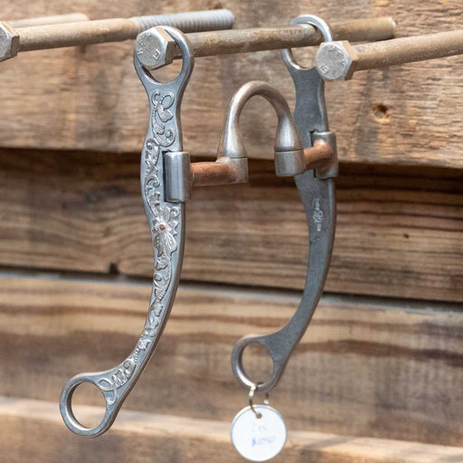 Josh Ownbey Cowboy Line - Silver Mounted Correction with Copper Bars Bit Tack - Bits Josh Ownbey Cowboy Line