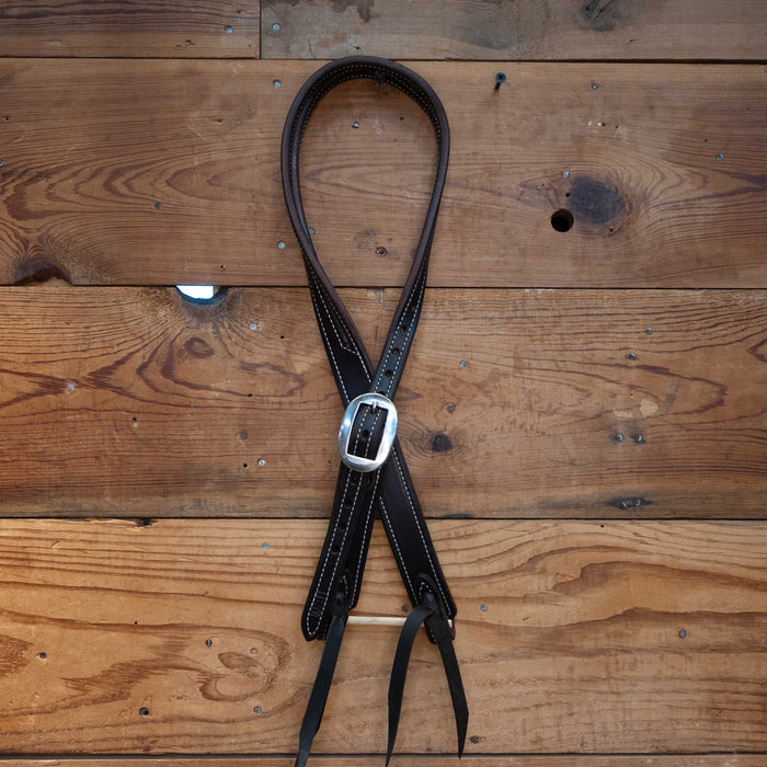 Casey Tew Dark Oil Split Ear Headstall