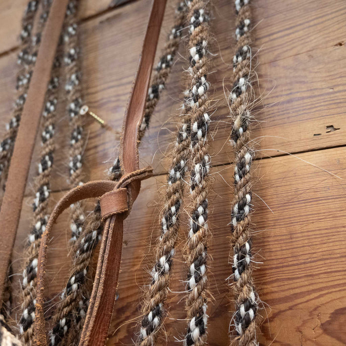 Handmade Rawhide Bosal with Leather Hanger