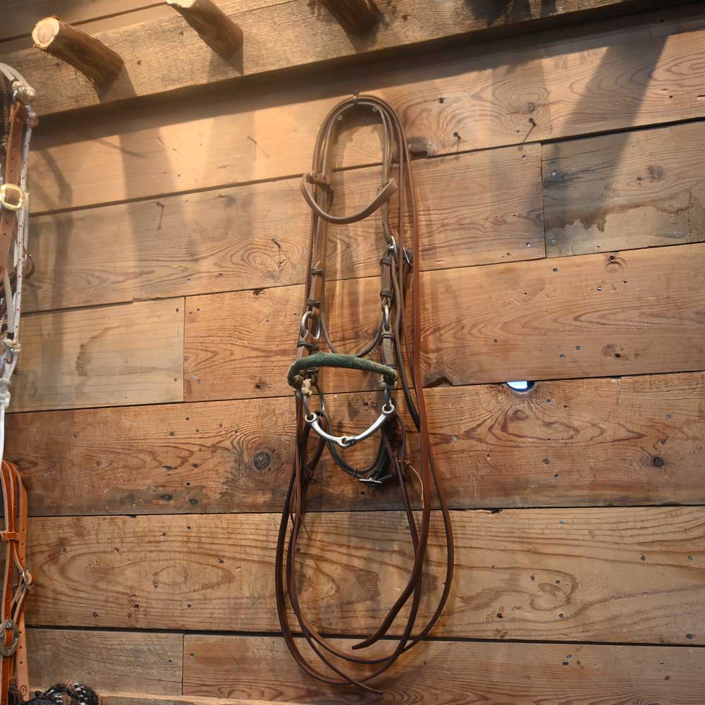 Bridle Rig - Combo Smooth Snaffle Bit SBR501 Sale Barn MISC   