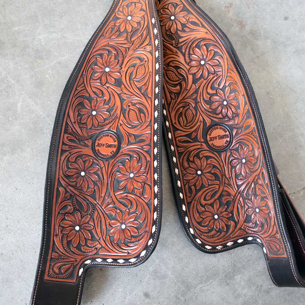Like New Jeff Smith Floral Tooled Fenders Sale Barn Jeff Smith