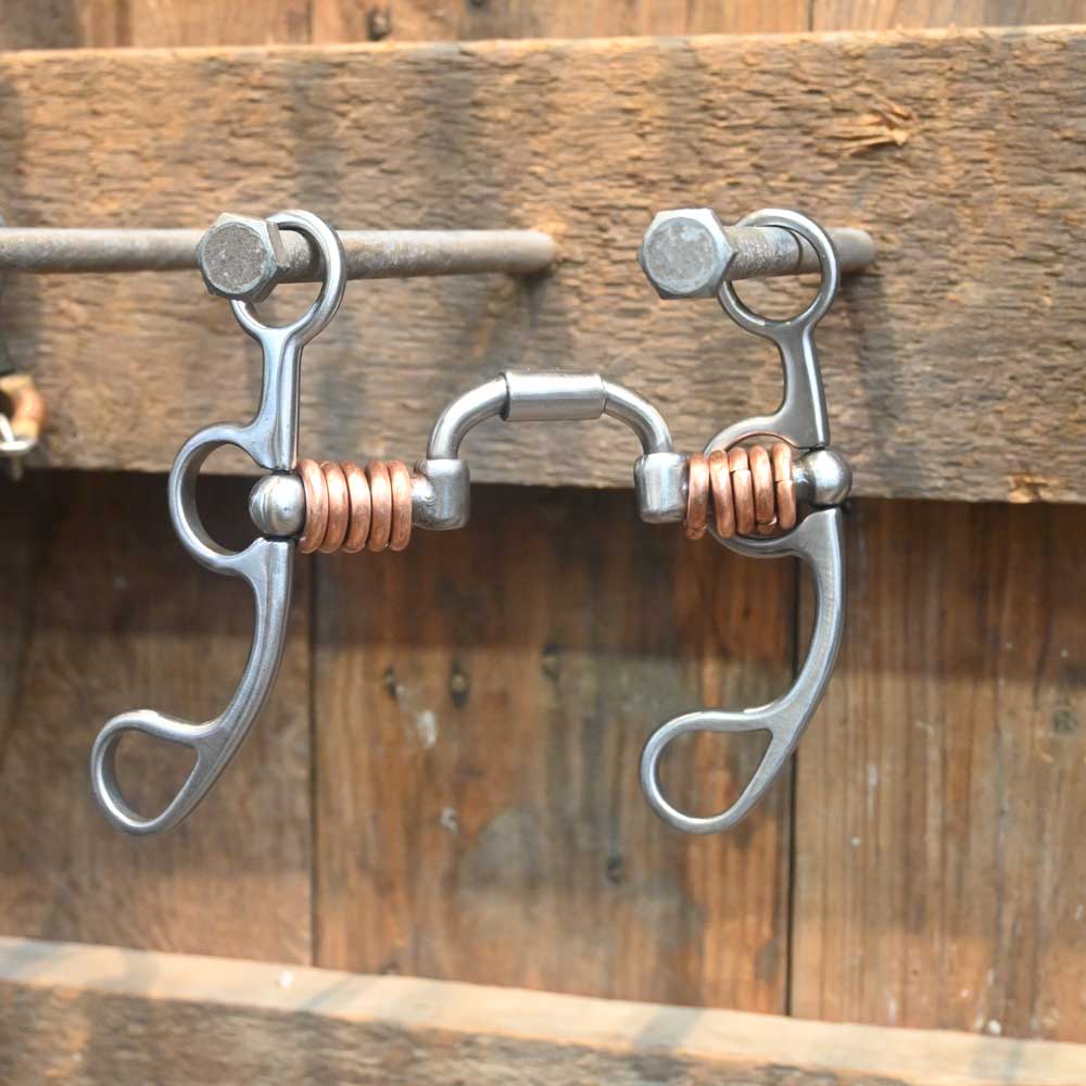 Kerry Kelley 50 Milkman Hinge Port with Copper Rings Bit KK221 Tack - Bits Kerry Kelley   