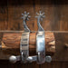BMB Brandon Bradley 159 Silver Mounted Spurs Tack - Spurs Brandon Bradley