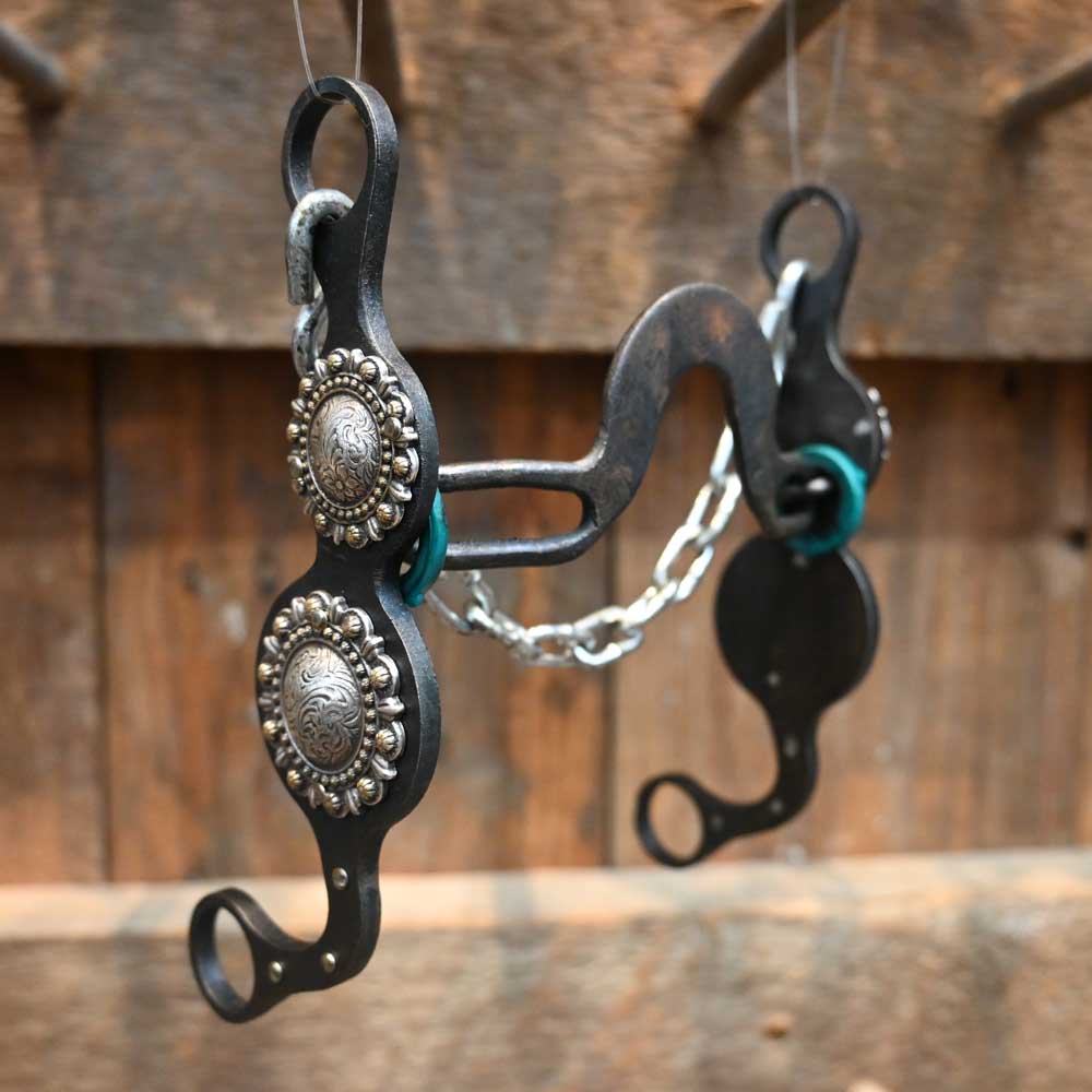 Petska - Solid Port - Silver Concho PP347 Tack - Bits Paul Petska   